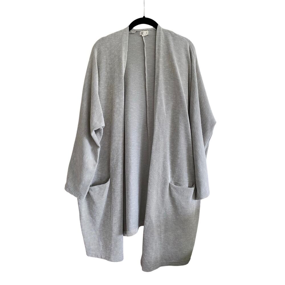 Donni Cropped Sleeve Open Cardigan One Size